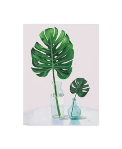 Trademark Global Wellington Studio Statement Palms Ii V2 Canvas Art In Multi