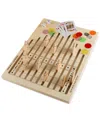 Trademark Global Wooden Horse Race Game 75-pc. In Brown
