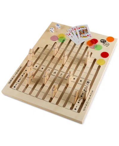 Trademark Global Wooden Horse Race Game 75-pc. In Brown
