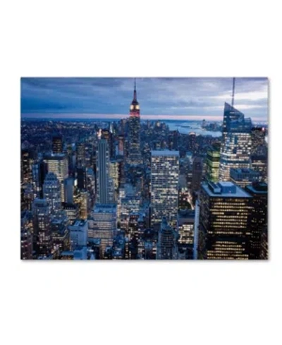 Trademark Global Yakov Agani 'new York City, Ny' Canvas Art In Multi