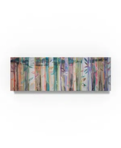 Trademark Global Zwart 'colored Canvas Art In Multi
