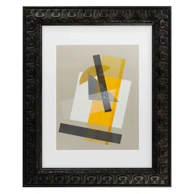 Trademark Homage To Bauhaus Iii By Rob Delamater In Dark Gold