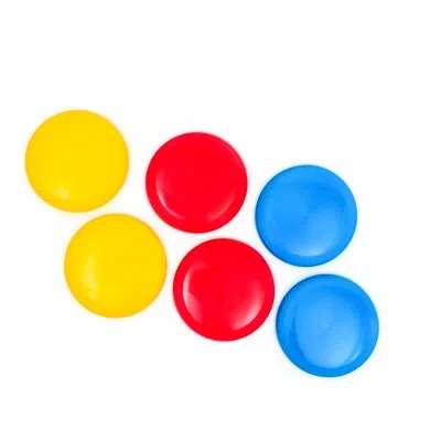 Trademark Innovations Portable Metal Disc Frisbee Golf Goal Set Comes With 6 Discs - By  (black) In Black;red;yellow