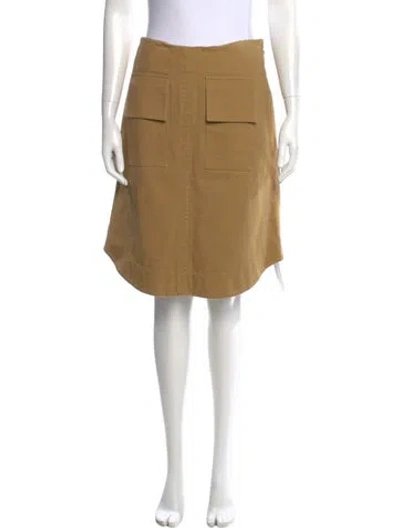 Pre-owned Trademark Knee-length Skirt In Neutral