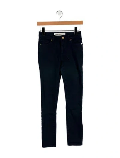 Pre-owned Trademark Mid-rise Skinny Leg Jeans In Blue
