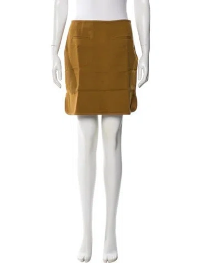 Pre-owned Trademark Mini Skirt In Brown