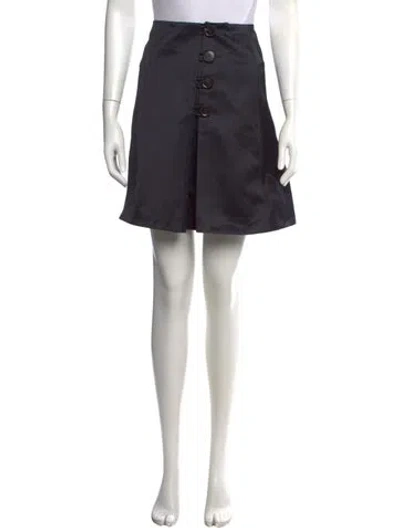 Pre-owned Trademark Mini Skirt In Grey
