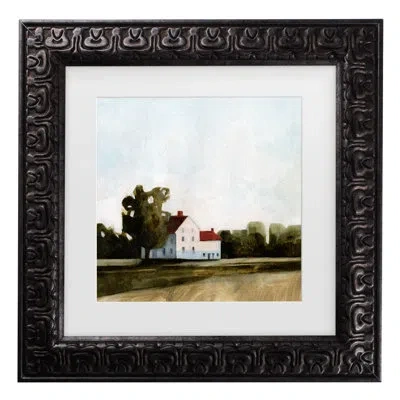 Trademark Quiet Farmhouse I By Emma Caroline In Dark Gold
