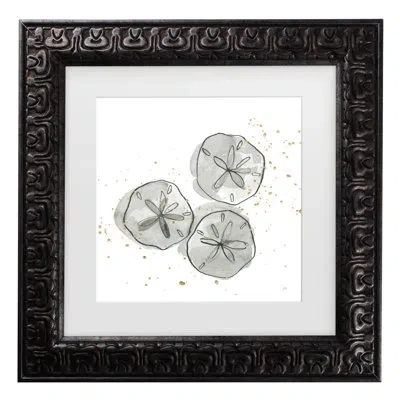 Trademark Sand Dollar Iii In Dark Gold