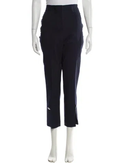 Pre-owned Trademark Straight Leg Pants In Blue