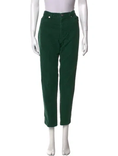 Pre-owned Trademark Straight Leg Pants In Green