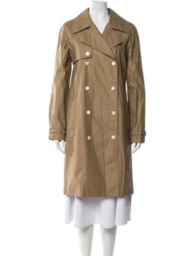 Pre-owned Trademark Trench Coat In Brown