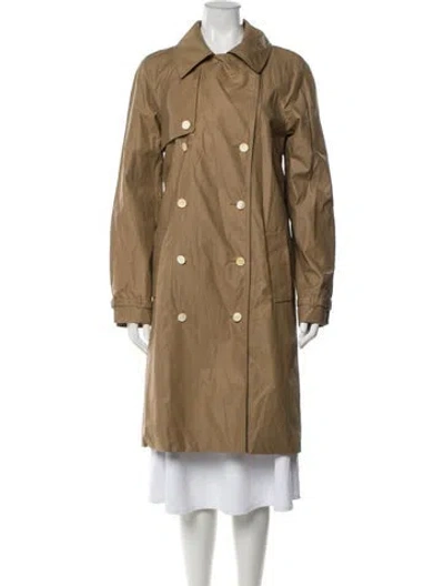 Pre-owned Trademark Trench Coat In Brown