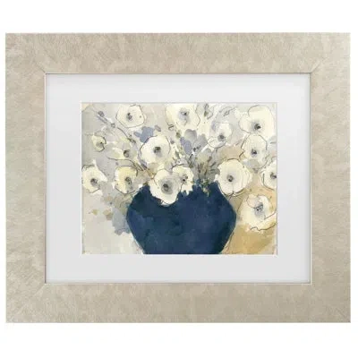 Trademark White Blossom Study Ii By Samuel Dixon In Champagne