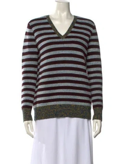 Pre-owned Trademark Wool Striped Sweater In Multicolor