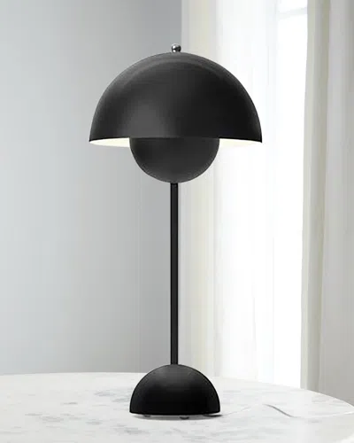 Tradition Flower Pot Table Lamp Vp3 In Matte Black