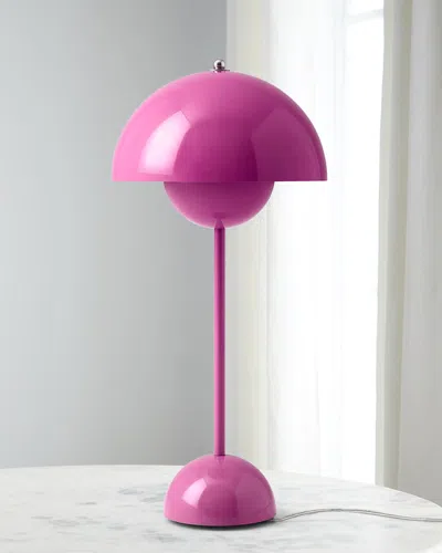 Tradition Flower Pot Table Lamp Vp3 In Tangy Pink