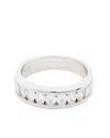 Traditions Jewelry Company Sterling Silver 7 Channel-set Cubic Zircon Ring In White