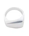 Traditions Jewelry Company Sterling Silver Angular Dome Ring In Silver