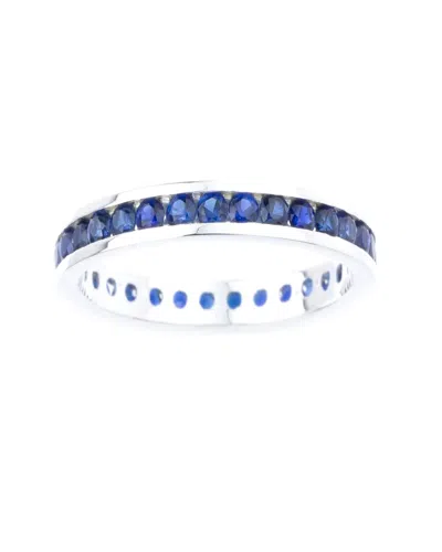 Traditions Jewelry Company Sterling Silver Birthstone Eternity Ring In Multi