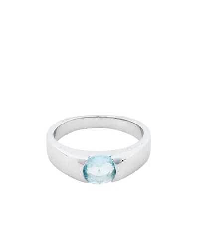 Traditions Jewelry Company Sterling Silver Blue Topaz Ring