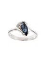 Traditions Jewelry Company Sterling Silver Crystal Marquise Birthstone Ring In Multi
