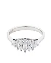Traditions Jewelry Company Sterling Silver Cubic Zircon Anniversary Ring In White