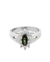 Traditions Jewelry Company Sterling Silver Oval Paula Shell Ring In White