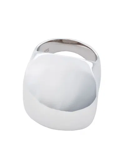 Traditions Jewelry Company Sterling Silver Rectangular Dome Ring