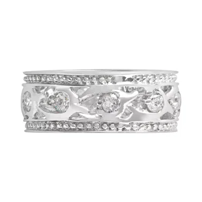 Traditions Jewelry Company Sterling Silver Roman Ring In White