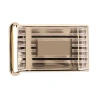 Trafalgar 25mm Engine Turned Engraved Compression Belt Buckle With Small Loop In Gold