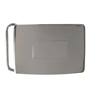 Trafalgar 30mm Etched Compression Belt Buckle In Silver