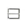 Trafalgar 30mm Lasered Patterned Solid Brass Italian Harness Belt Buckle