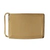 Trafalgar 30mm Scallop Edge Compression Belt Buckle In Gold
