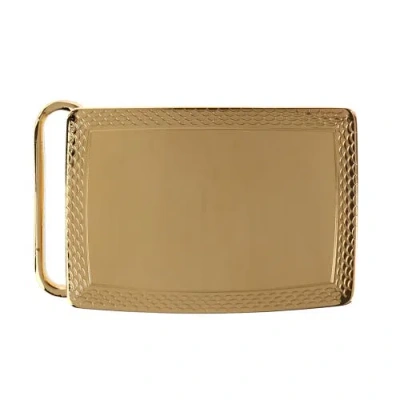 Trafalgar 30mm Scallop Edge Compression Belt Buckle In Gold
