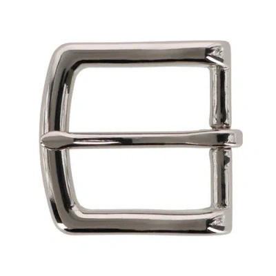 Trafalgar 32mm Solid Brass Polished Silver Single Prong Buckle