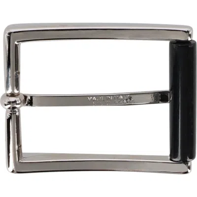Trafalgar 35mm Genuine Stag Horn Roller Single Pronged Brass Buckle In Silver