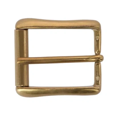 Trafalgar 35mm Italian Brass Antique Gold Roller Buckle