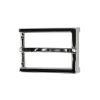 Trafalgar 35mm Italian Classic Rectangular Sold Brass Harness Belt Buckle