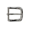 Trafalgar 35mm Italian Rippled Textured Solid Brass Harness Belt Buckle