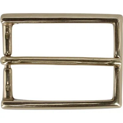 Trafalgar 35mm Italian Simply Classic Rectangular Solid Brass Harness Belt Buckle