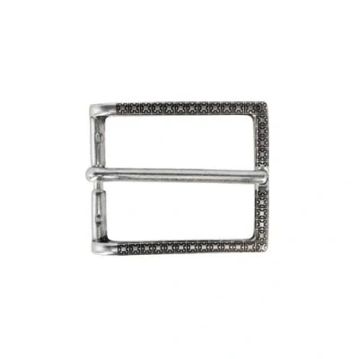 Trafalgar 35mm Lasered Patterned Solid Brass Italian Harness Belt Buckle