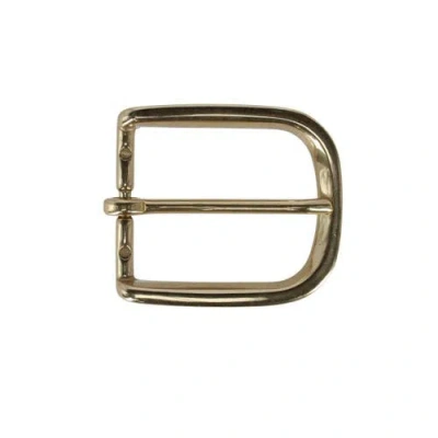 Trafalgar 35mm Solid Brass Italian Rounded Edged Harness Belt Buckle