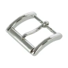 Trafalgar 35mm Solid Brass Roller Harness Belt Buckle In Silver