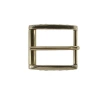 Trafalgar 35mm Solid Brass Side Detailed Roller Harness Belt Buckle In Gold