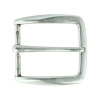 Trafalgar 40mm Classy Single Pronged Solid Brass Harness Belt Buckle In Antique Silver