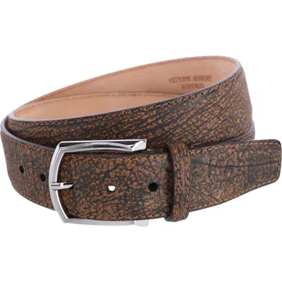 Trafalgar 40mm Genuine Water Buffalo Leather Belt In Tan