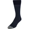 Trafalgar Alderic Birdseye Patterned Mid-calf Merino Wool Socks