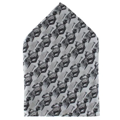 Trafalgar Ambrose Dapper Night 12x12 Silk Pocket Square In Multi