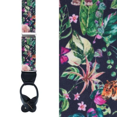Trafalgar Animal Safari Silk Brace In Black